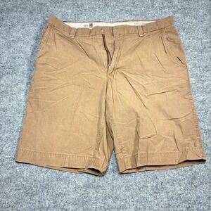 GAP Khakis Straight Fit Mens Chino Shorts Size 36W Brown Preppy Business Casual